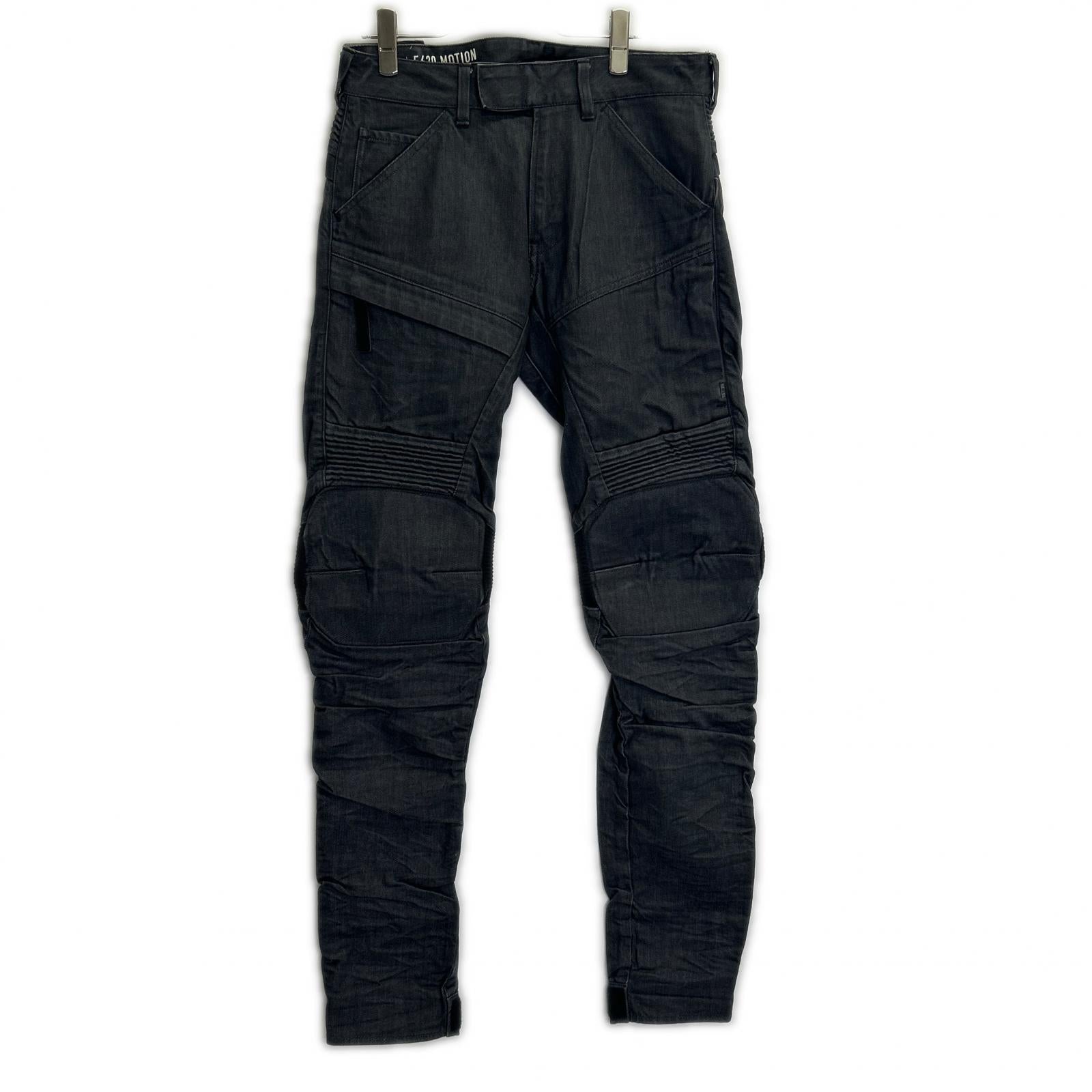 G-STAR RAW ジースターロゥ 5620 MOTION 3D TAPERED グレー コットン プリーツデザイン 立体裁断デニム ボトムス