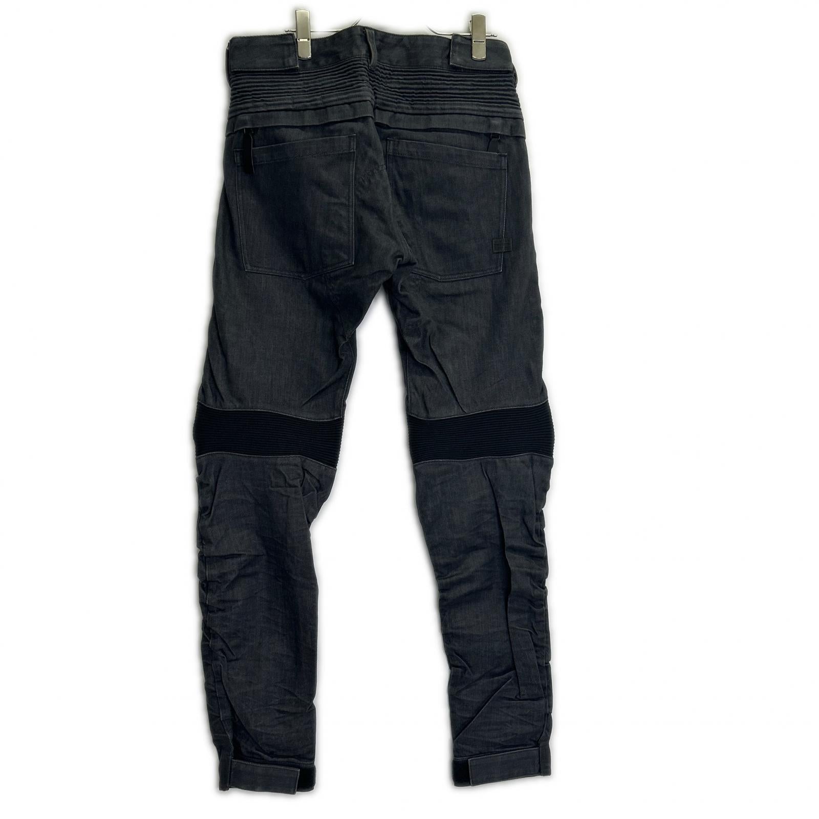 G-STAR RAW ジースターロゥ 5620 MOTION 3D TAPERED グレー コットン プリーツデザイン 立体裁断デニム ボトムス