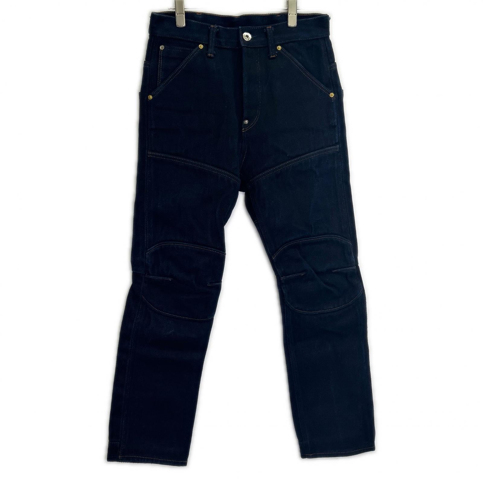 G-STAR RAW 5620 MOTION 3D TAPERED indigo cotton pleated three-dimensional-cut denim, bottoms
