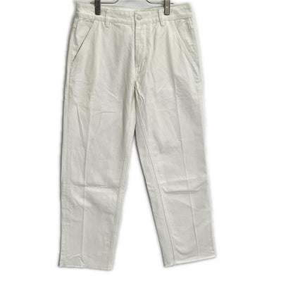 G-STAR RAW ジースターロゥ MN CHINO ホワイト コットン ボタンフライ ワイドテーパードチノパンツ ボトムス