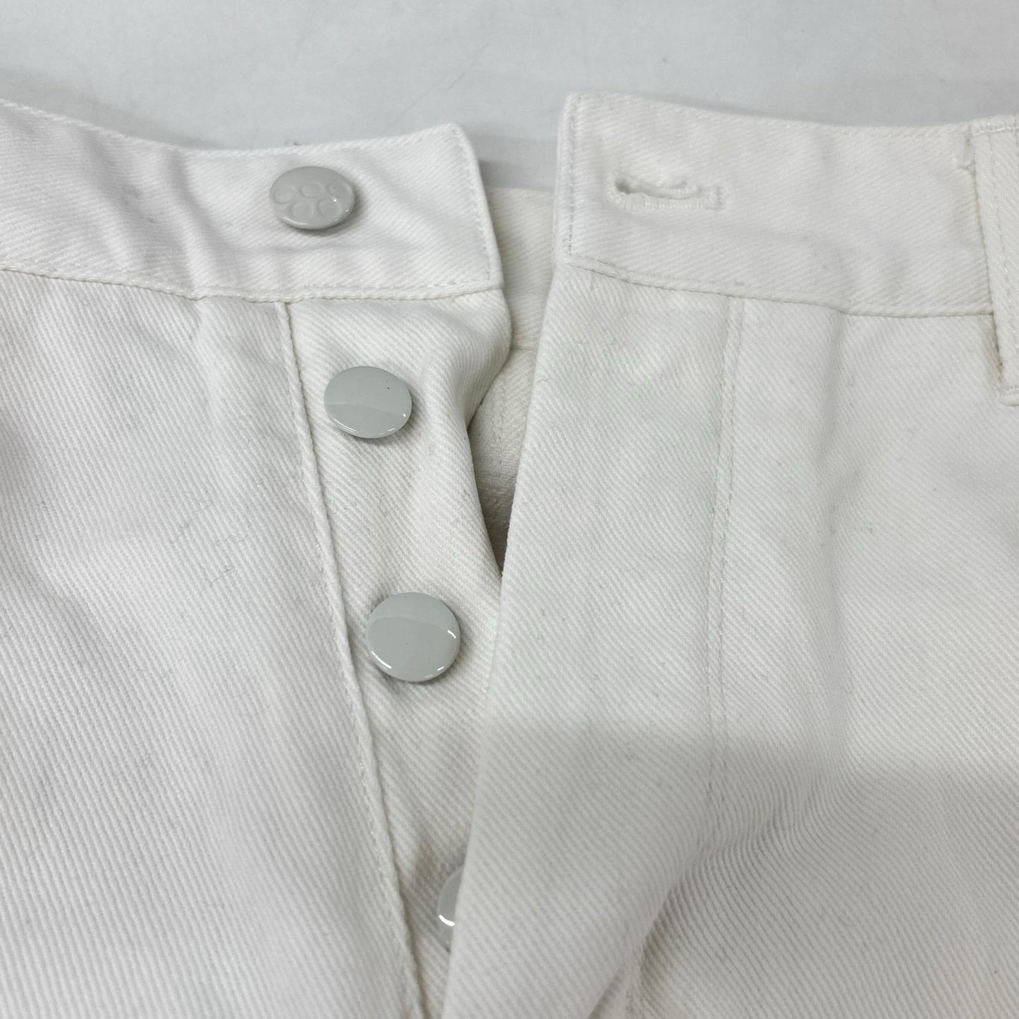 G-STAR RAW ジースターロゥ MN CHINO ホワイト コットン ボタンフライ ワイドテーパードチノパンツ ボトムス