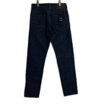 G-STAR RAW ジースターロゥ US FIRST AUTHENTIC TAPERED インディゴ ボタンフライ テーパードデニムパンツ ボトムス