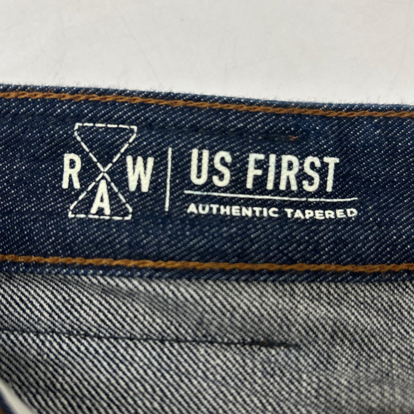 G-STAR RAW ジースターロゥ US FIRST AUTHENTIC TAPERED インディゴ ボタンフライ テーパードデニムパンツ ボトムス