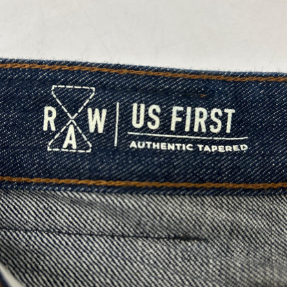 G-STAR RAW ジースターロゥ US FIRST AUTHENTIC TAPERED インディゴ ボタンフライ テーパードデニムパンツ ボトムス
