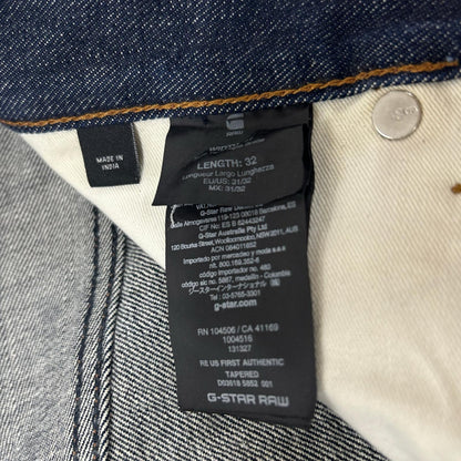 G-STAR RAW ジースターロゥ US FIRST AUTHENTIC TAPERED インディゴ ボタンフライ テーパードデニムパンツ ボトムス