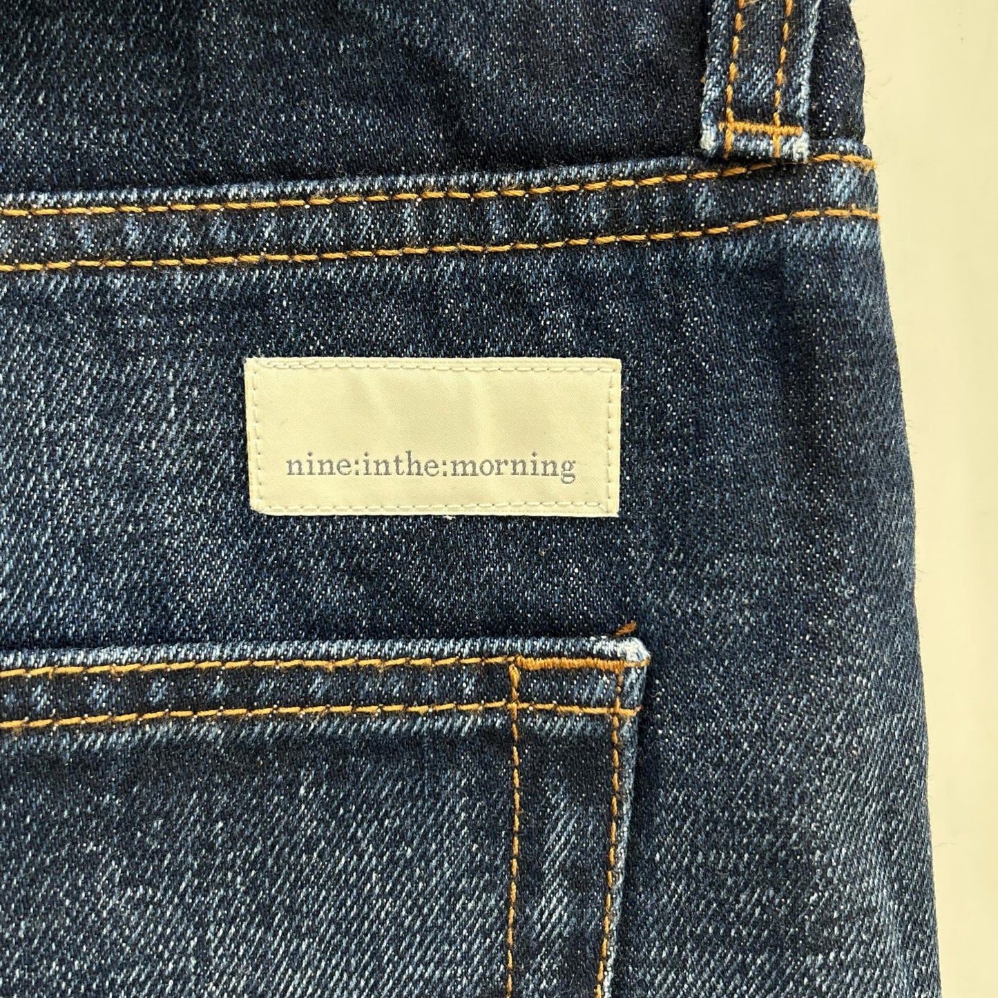 Nine In The Morning ナインインザモーニング 9SS17-TP01 Indigo Cotton Button-Fly Tapered Denim Pants Bottoms