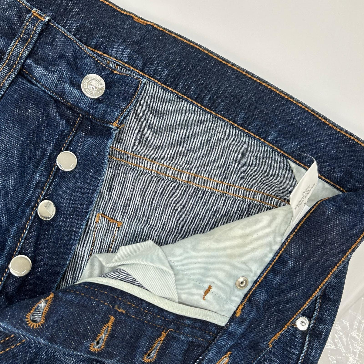 Nine In The Morning ナインインザモーニング 9SS17-TP01 Indigo Cotton Button-Fly Tapered Denim Pants Bottoms