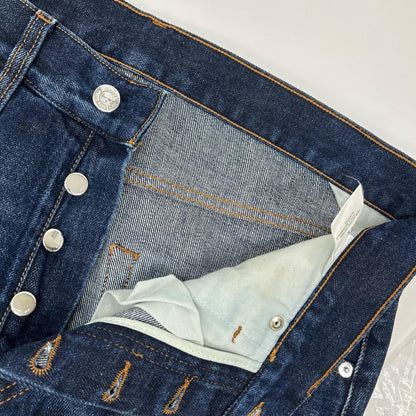 Nine In The Morning ナインインザモーニング 9SS17-TP01 Indigo Cotton Button-Fly Tapered Denim Pants Bottoms
