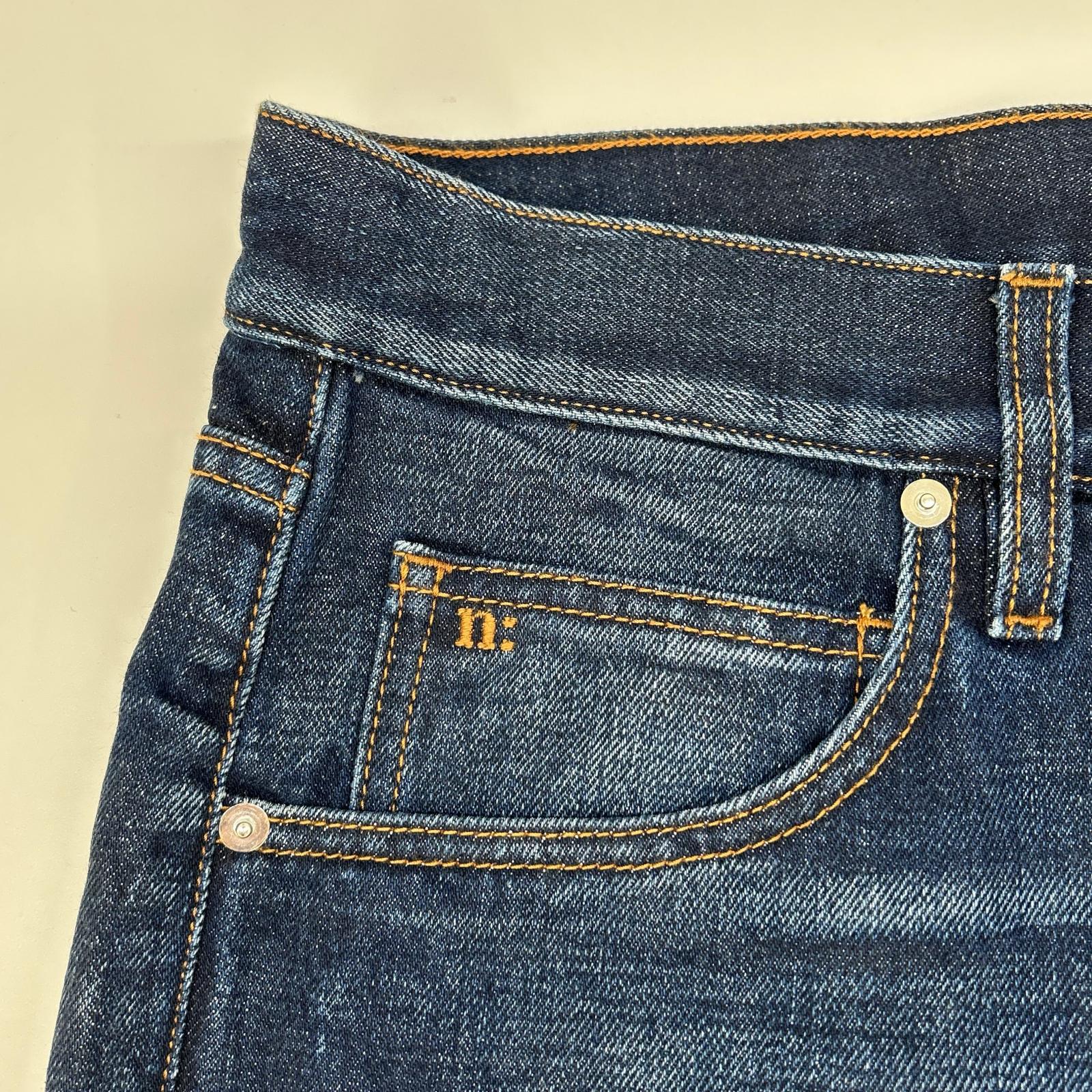 Nine In The Morning ナインインザモーニング 9SS17-TP01 Indigo Cotton Button-Fly Tapered Denim Pants Bottoms