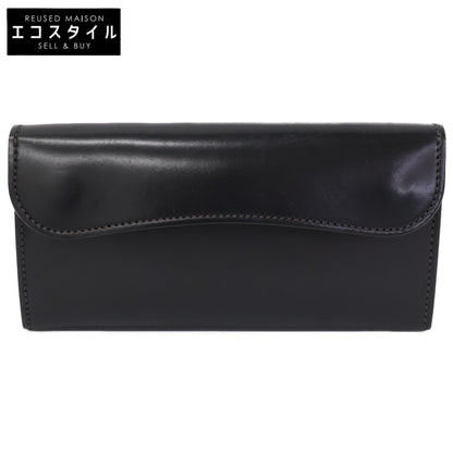 WILDSWANS ワイルドスワンズ ホーウィン社シェルコードバン x サドルプルアップ WAVE ウェーブ 長財布 長財布（小銭入れあり）