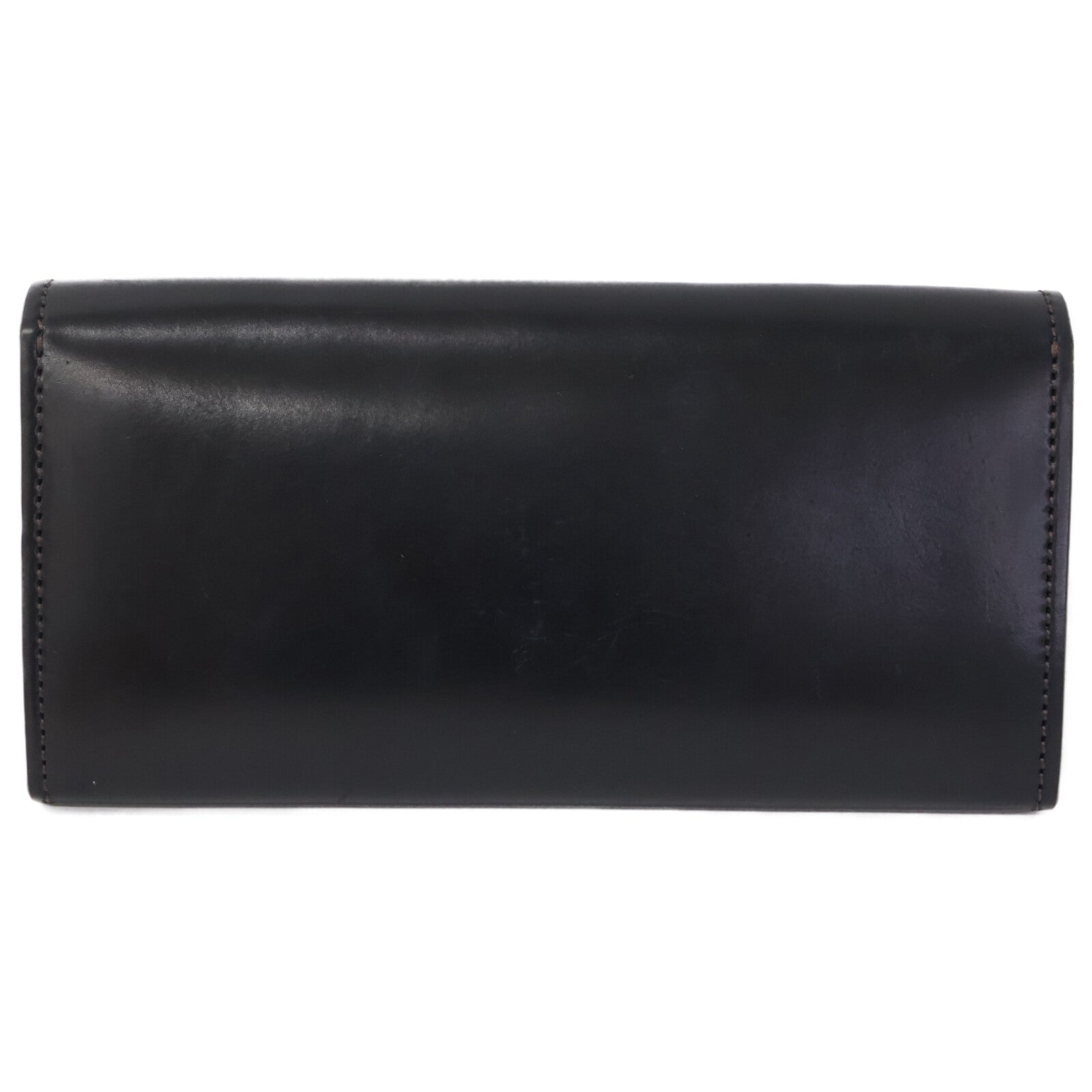 WILDSWANS ワイルドスワンズ ホーウィン社シェルコードバン x サドルプルアップ WAVE ウェーブ 長財布 長財布（小銭入れあり）