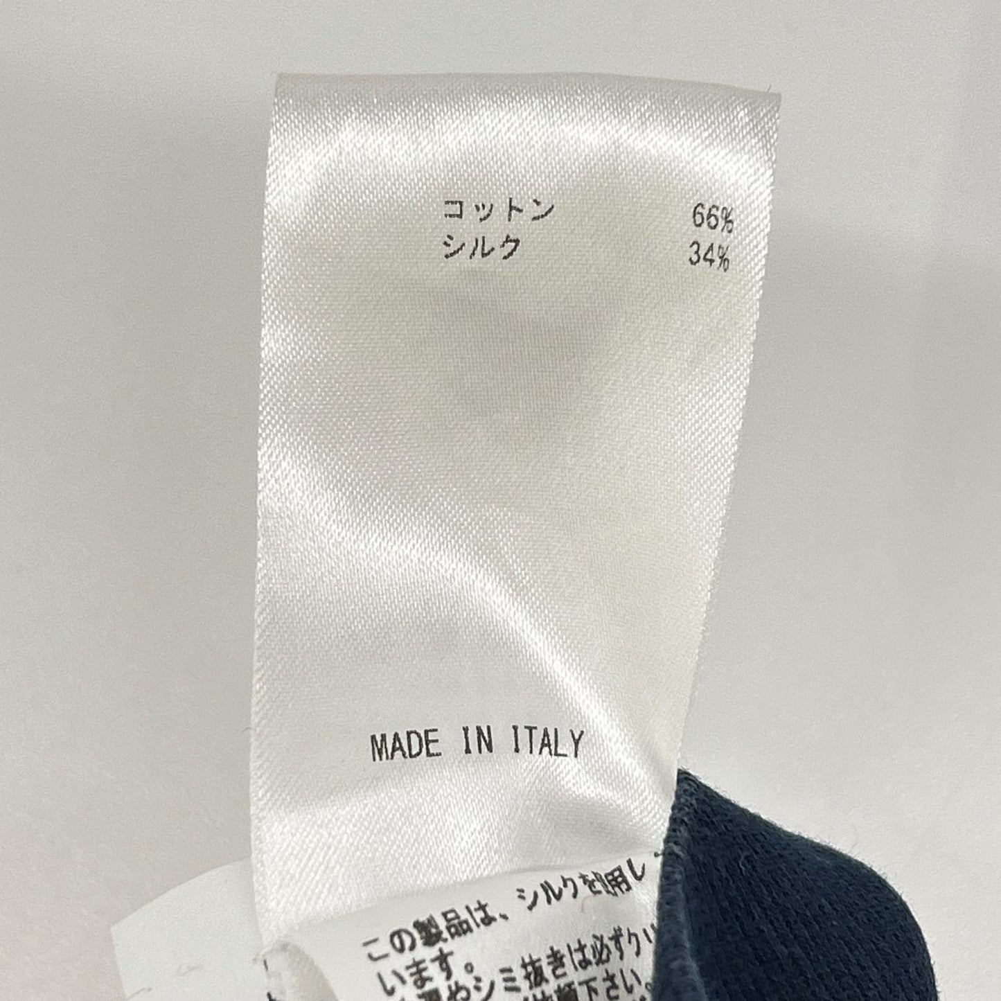 JILSANDER ジルサンダー JSPQ301005WQ25150001 ネイビー コットンシルク センタープレスストレートスラックスパンツ ボトムス