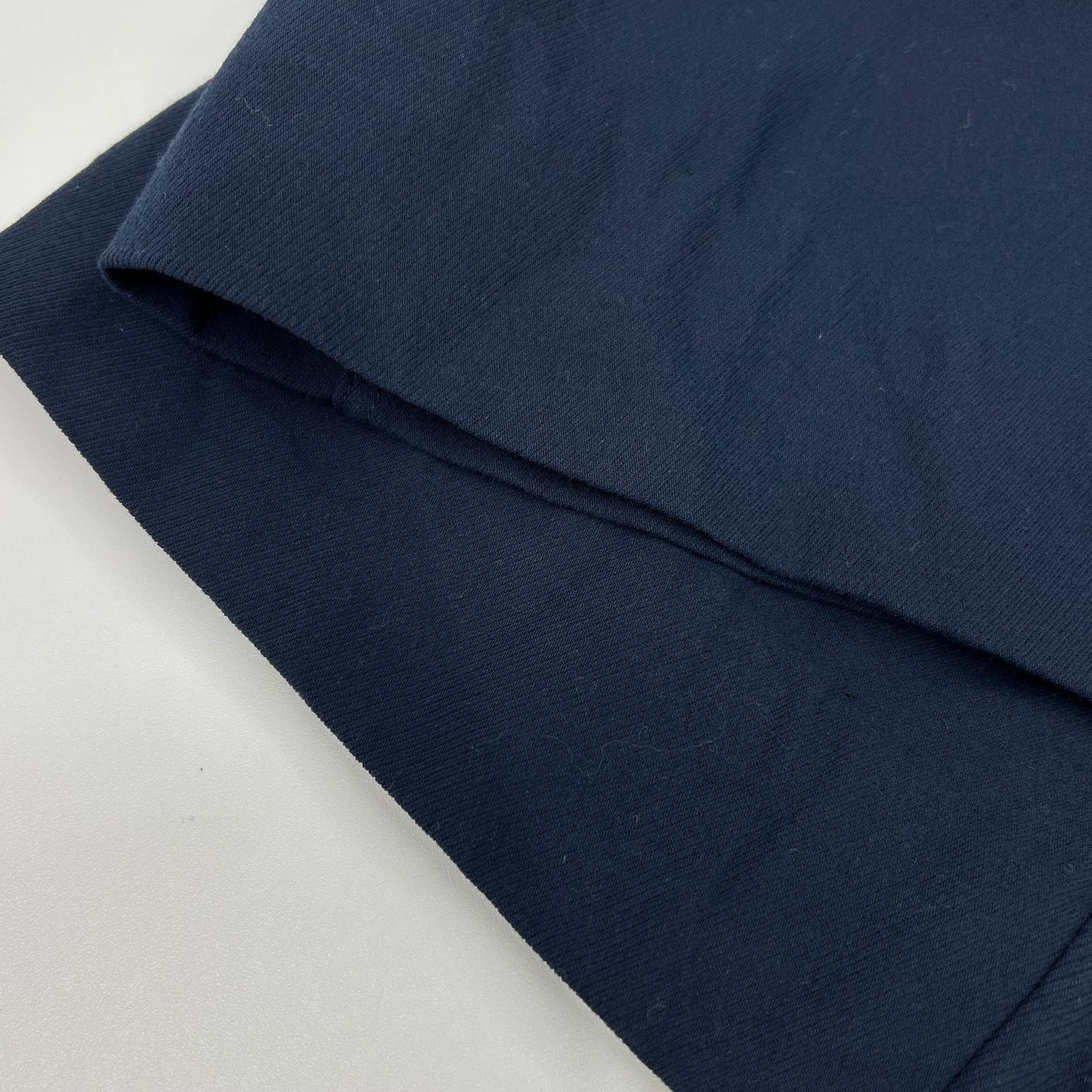 JILSANDER ジルサンダー JSPQ301005WQ25150001 ネイビー コットンシルク センタープレスストレートスラックスパンツ ボトムス