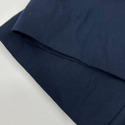 JILSANDER ジルサンダー JSPQ301005WQ25150001 ネイビー コットンシルク センタープレスストレートスラックスパンツ ボトムス