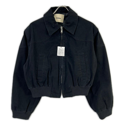 THE SHISHIKUI シシクイ 2143 25AW ブラック ジップアップ ウォッシュ加工 ジャケット ジャケット