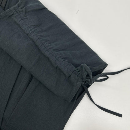 uncrave アンクレイヴ 25年製 ブラック コットンリネンボイル フレアワンピース ワンピース