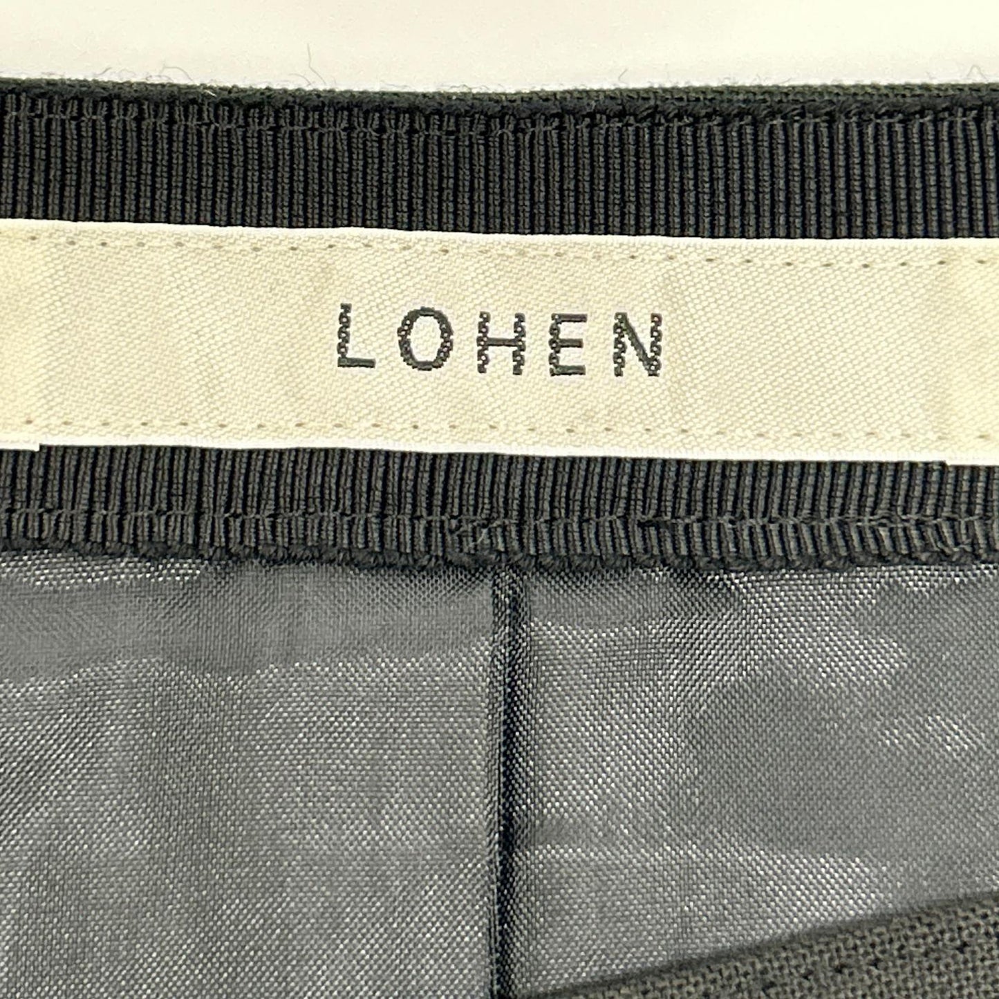 LOHEN ローヘン LH25W-SK075 25AW ブラック パイピングロングスカート スカート