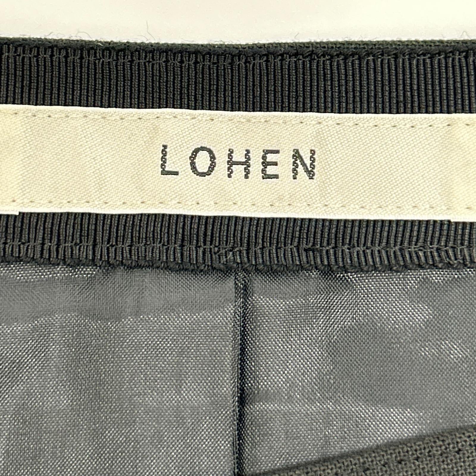 LOHEN ローヘン LH25W-SK075 25AW ブラック パイピングロングスカート スカート