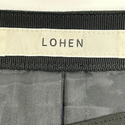 LOHEN ローヘン LH25W-SK075 25AW ブラック パイピングロングスカート スカート