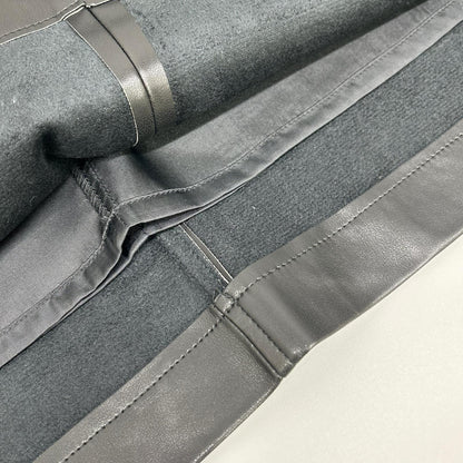 Demi-Luxe BEAMS デミルクスビームス 24年製 ブラック フェイクレザー フレアスカート スカート