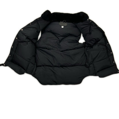 Rocky Mountain Featherbed ロッキーマウンテンフェザーベッド 【BEAUTY&YOUTH別注】ブラック カウレザー×シープスキンスエード ダウンベスト ベスト