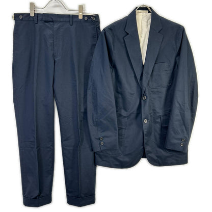 BEAMS+ ビームスプラス 23SS ネイビー 80/3 Twill 3B ジャケット/パンツ セットアップ スーツ セットアップ