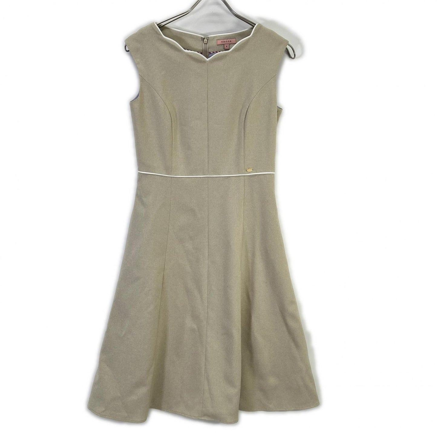 TOCCA トッカ 24SS ベージュ ノースリーブワンピース ワンピース