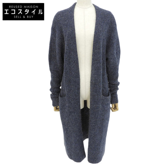 ACNE STUDIOS アクネ ストゥディオズ ボタンレス ロング ニット カーディガン モヘア混 レディース ネイビー XXS 19MC53 トップス