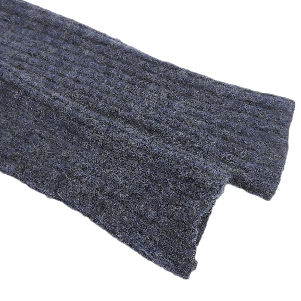 ACNE STUDIOS Buttonless long knit cardigan, mohair blend, women's, navy, XXS, 19MC53, top