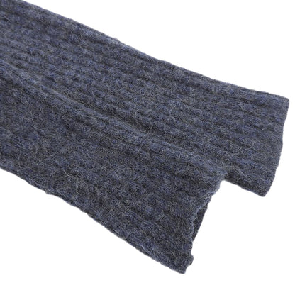 ACNE STUDIOS Buttonless long knit cardigan, mohair blend, women's, navy, XXS, 19MC53, top