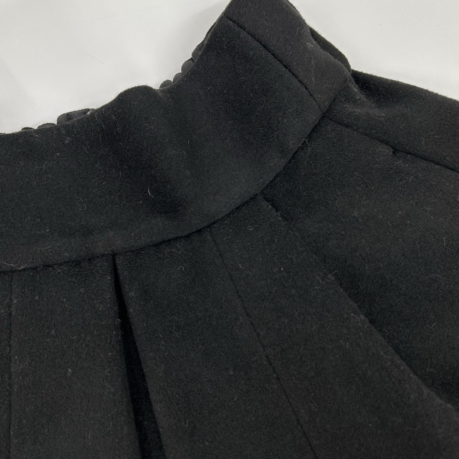 SEVEN TEN by MIHO KAWAHITO セブンテン バイミホカワヒト 23AW 7A403 ブラック レーヨン混 ハイウエストフレアキュロット ボトムス