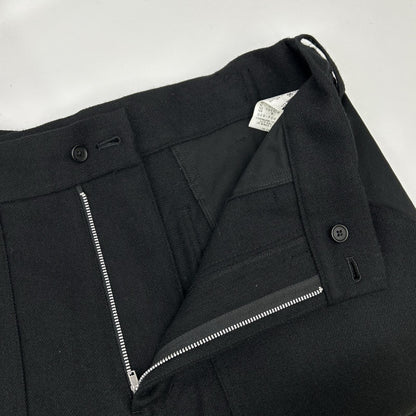 S'YTE サイト 22AW UV-P04-820 ブラック FLANNEL WAIST ADJUSTABLE VERTICAL JOINT PANTS ボトムス
