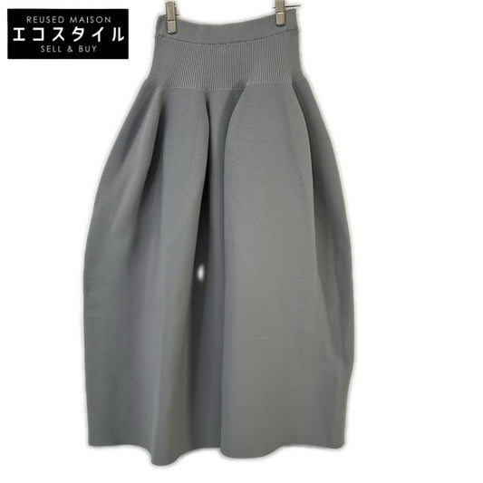 CFCL シーエフシーエル CF005KG126 ブルーグレー ポリエステル リブニット POTTERY SKIRT/ポタリースカート スカート