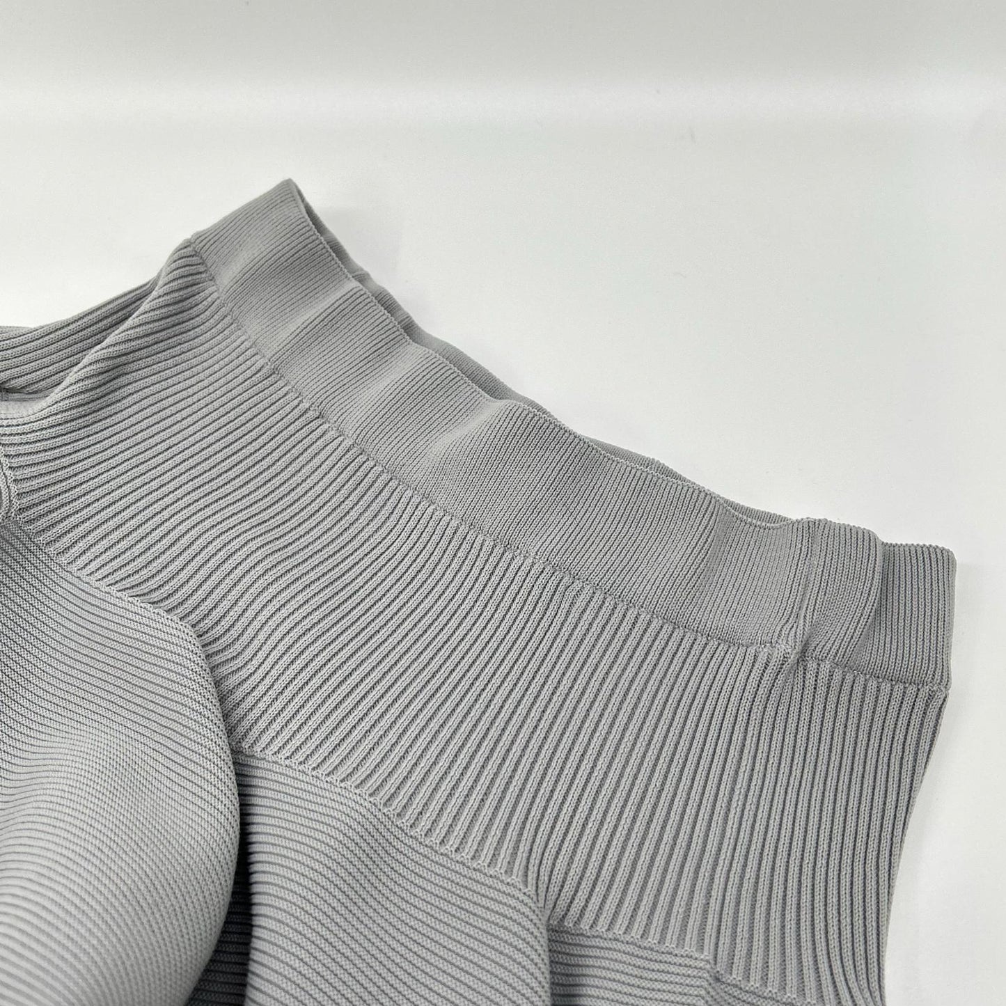 CFCL シーエフシーエル CF005KG126 ブルーグレー ポリエステル リブニット POTTERY SKIRT/ポタリースカート スカート