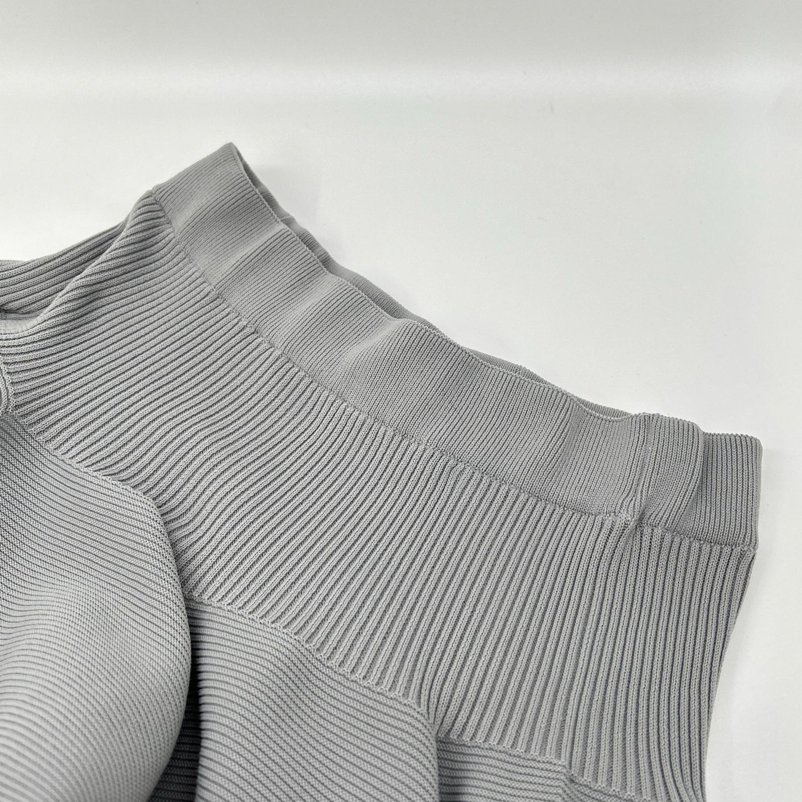CFCL シーエフシーエル CF005KG126 ブルーグレー ポリエステル リブニット POTTERY SKIRT/ポタリースカート スカート