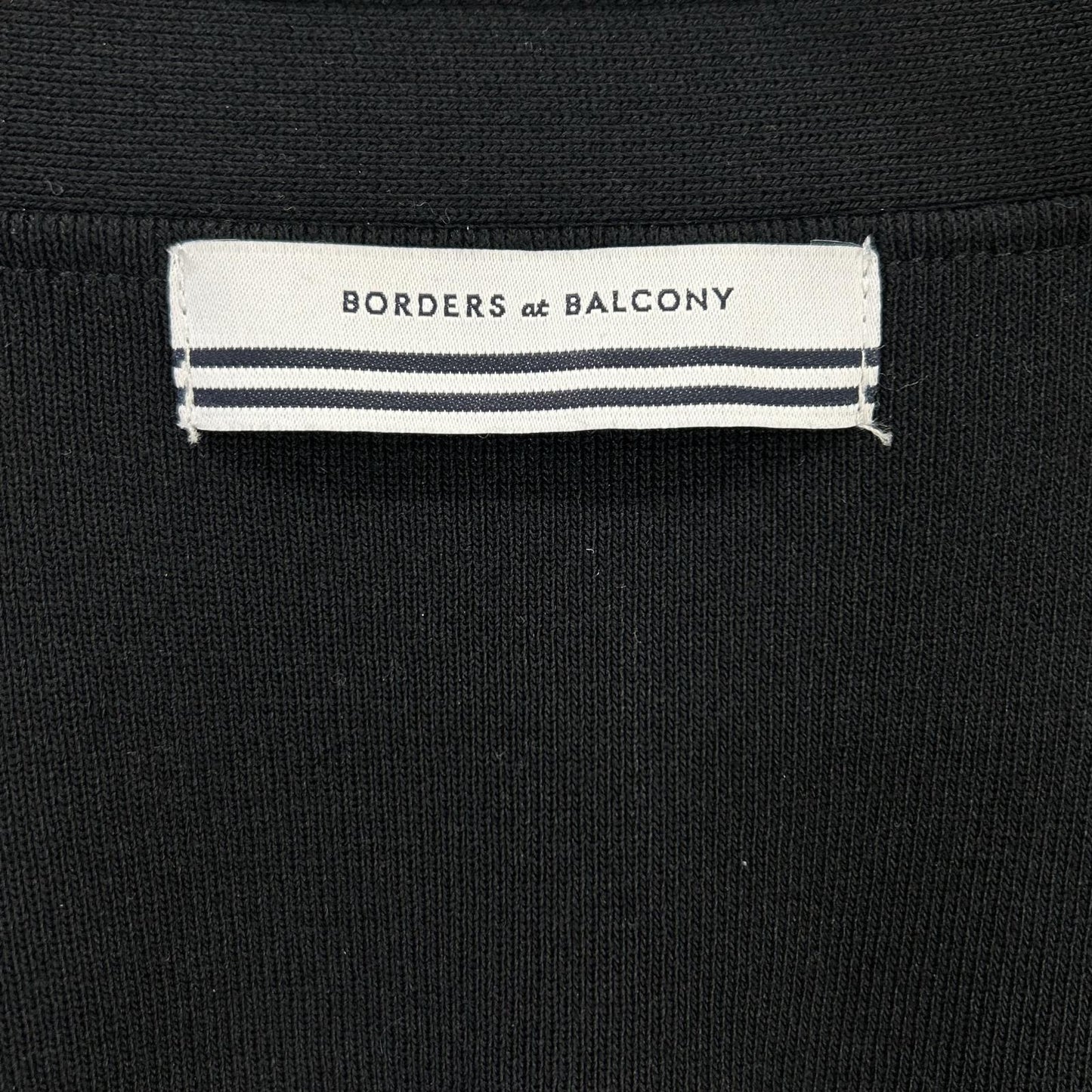 BORDERS at BALCONY ボーダーズアットバルコニー BD2411-1G-30 ブラック レーヨン混 SCALLOP GILET/スカラップジレ ベスト