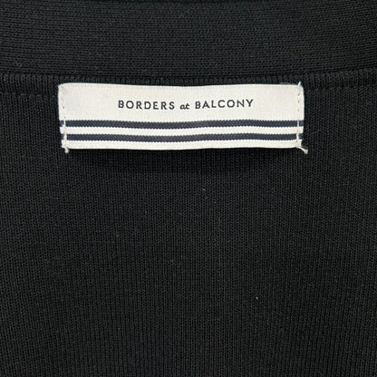 BORDERS at BALCONY ボーダーズアットバルコニー BD2411-1G-30 ブラック レーヨン混 SCALLOP GILET/スカラップジレ ベスト