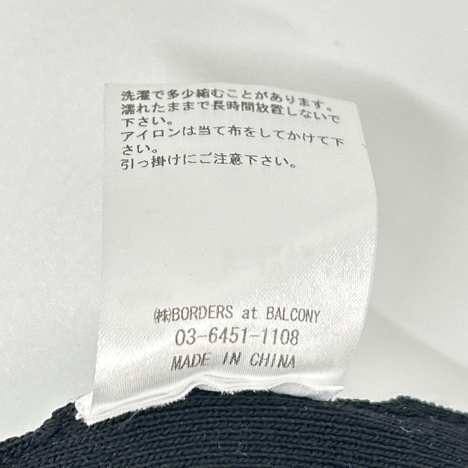 BORDERS at BALCONY ボーダーズアットバルコニー BD2411-1G-30 ブラック レーヨン混 SCALLOP GILET/スカラップジレ ベスト