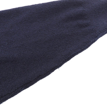 Jiyuku Bouclé-mix tweed knit cardigan, women's, navy, 44, made in 2026, top