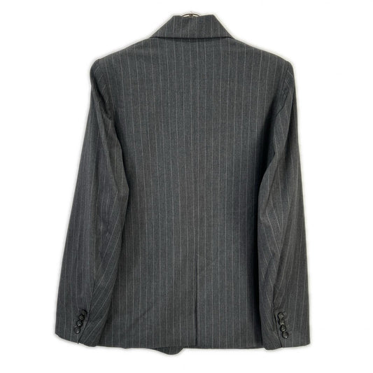 MAISON SPECIAL メゾンスペシャル 24SS 21241115303 グレー レーヨン混 ストライプ Side Zip Double Breasted Jacket ジャケット