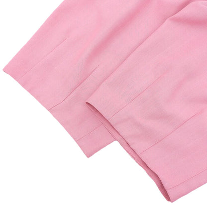 Ameri Excellent-condition SLAB TWEED OVAL WIDE wide-leg pants, women's, pink, M, 02410820130, bottoms