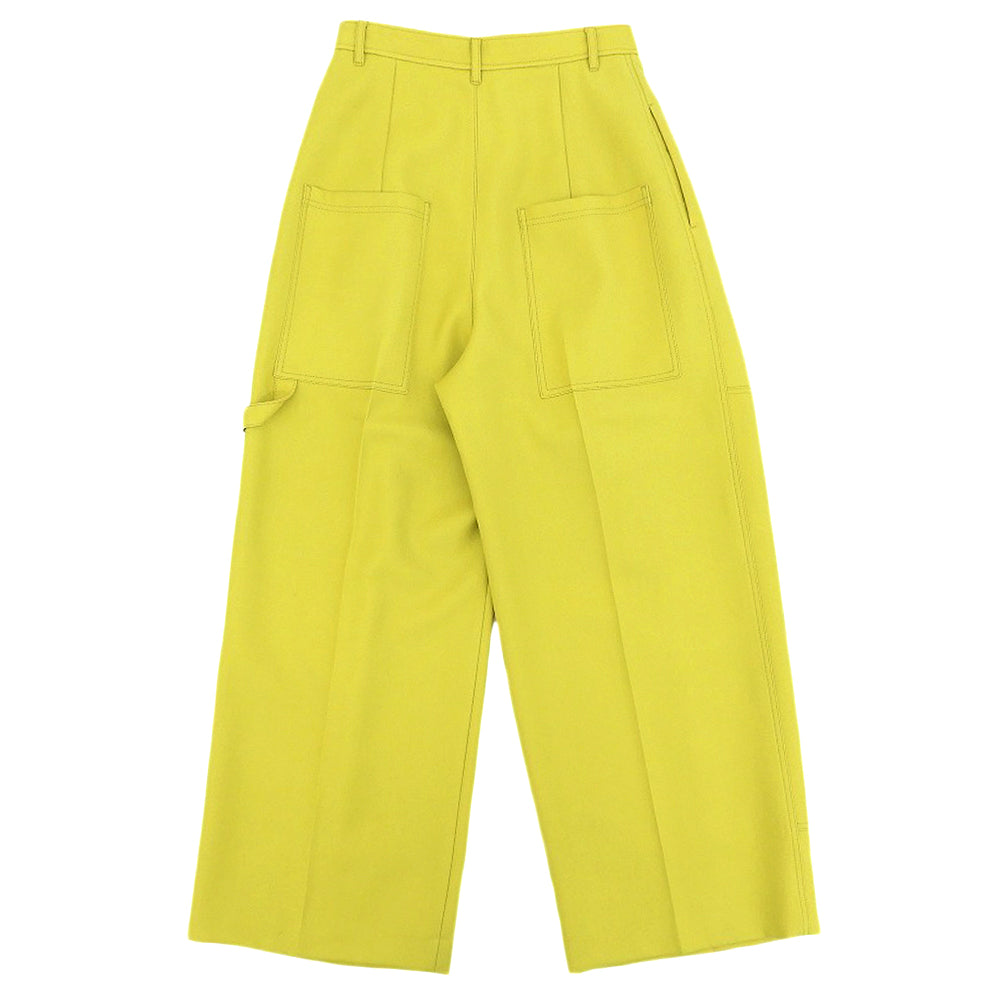 IRENE アイレネ Double Knees Work Pants パンツ ボトムス ウール レディース マスタード 36 25A88002 ボトムス