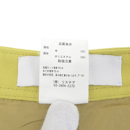 IRENE アイレネ Double Knees Work Pants パンツ ボトムス ウール レディース マスタード 36 25A88002 ボトムス