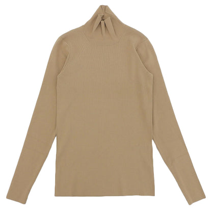 IRENE アイレネ ハイネック ロングスリーブ ニットソー トップス レディース ベージュ 36 21A81012 トップス