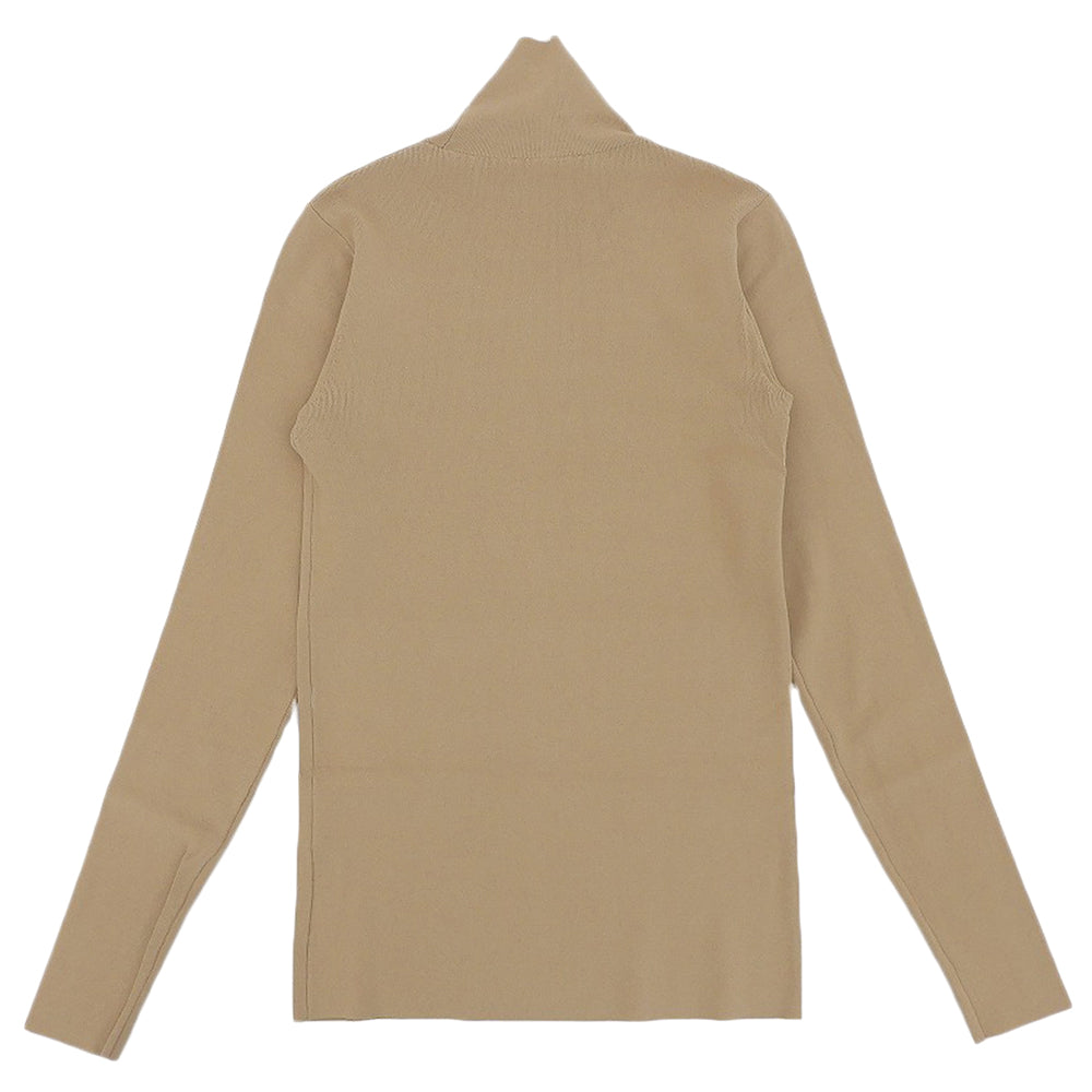 IRENE アイレネ ハイネック ロングスリーブ ニットソー トップス レディース ベージュ 36 21A81012 トップス