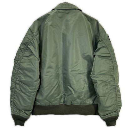 AVIREX アヴィレックス 783-0252039 セージグリーン TOPGUN CWU 36P VX-31 ナイロン ジップアップブルゾン ジャケット