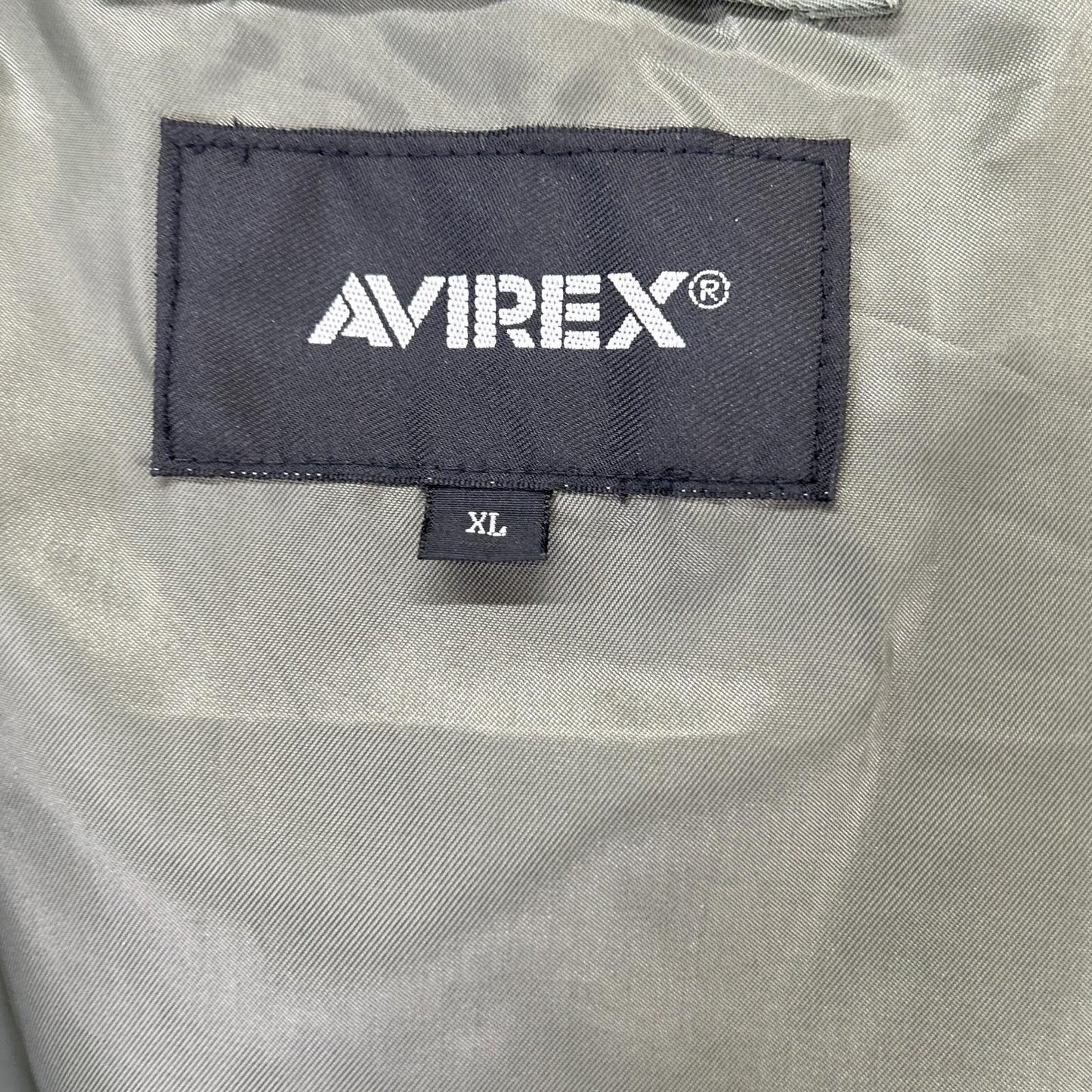 AVIREX アヴィレックス 783-0252039 セージグリーン TOPGUN CWU 36P VX-31 ナイロン ジップアップブルゾン ジャケット