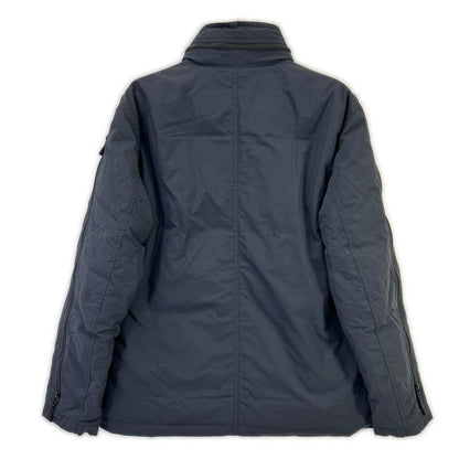 ISSEY MIYAKE イッセイミヤケ 04年 ME41FC176 ダークネイビー マルチジップ ナイロン ダウンジャケット ジャケット