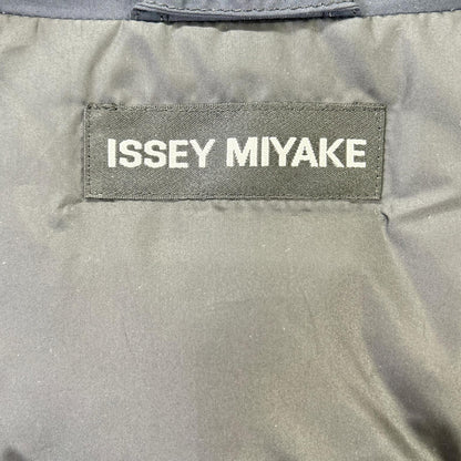 ISSEY MIYAKE イッセイミヤケ 04年 ME41FC176 ダークネイビー マルチジップ ナイロン ダウンジャケット ジャケット