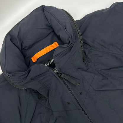 ISSEY MIYAKE イッセイミヤケ 04年 ME41FA184 ダークネイビー ナイロン ジップアップコート パラシュートジャケット ジャケット